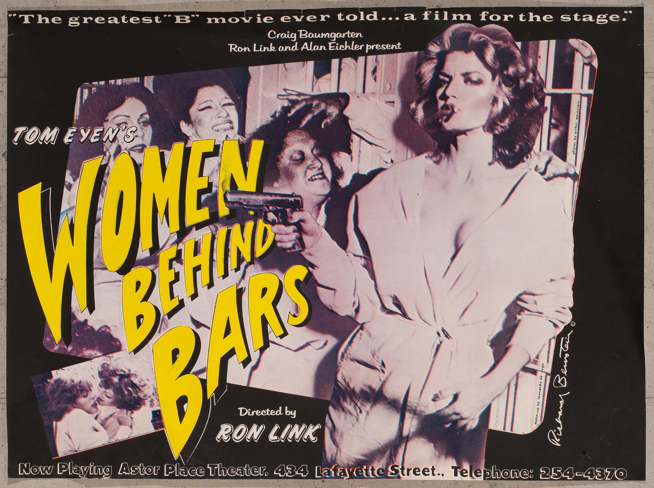 Women Behind Bars - Print by Richard Bernstein