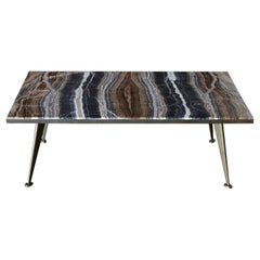 Richard Blow Onyx Coffee Table for Montici, circa 1965