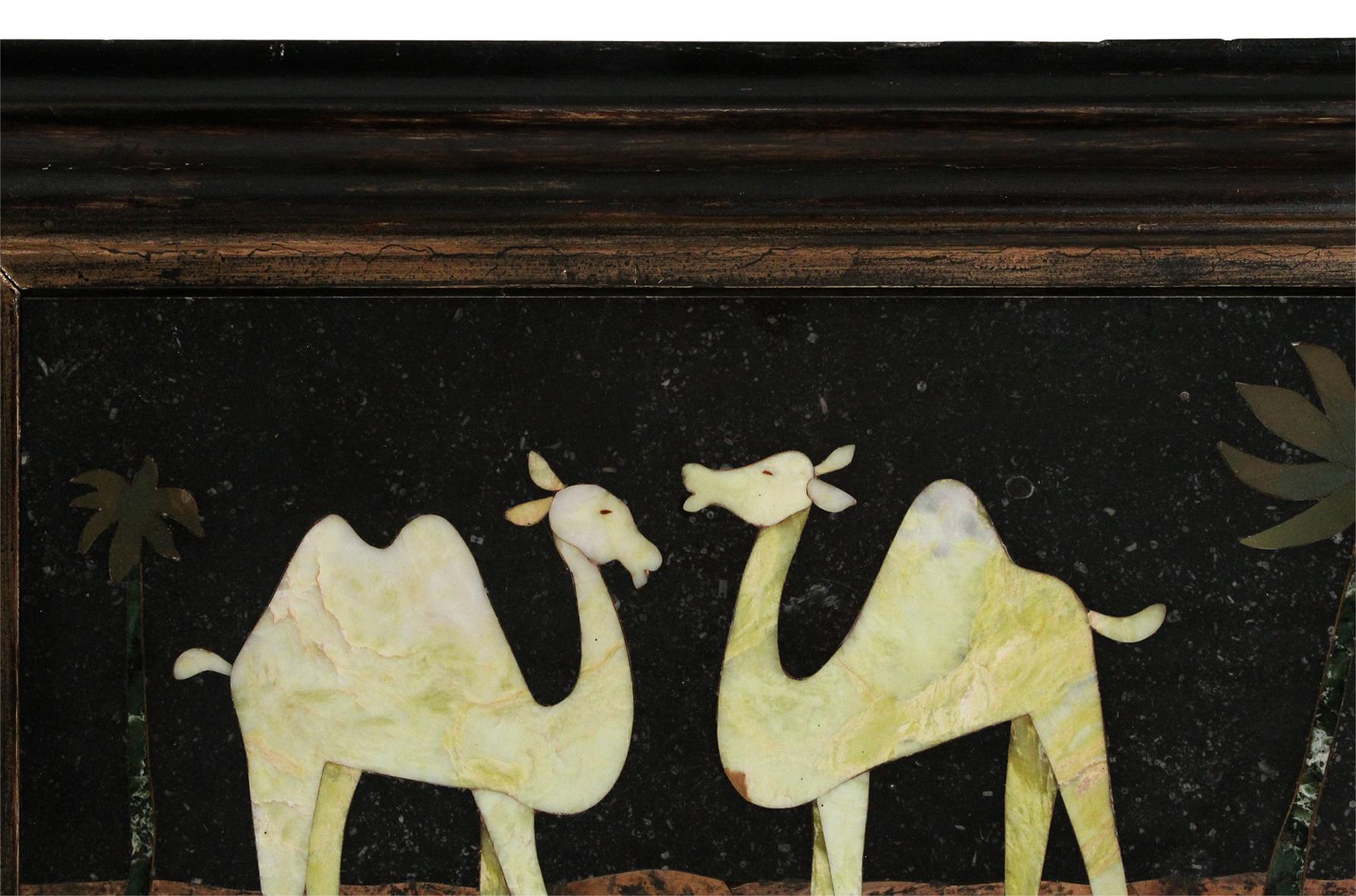 Mid-Century Modern Richard Blow Pietra Dure For Montici