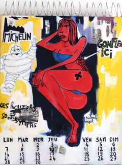 French Contemporary Art Richard Boigeol - Clendrier Routier