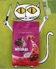 French Contemporary Art Richard Boigeol - Le Chat Gourmet