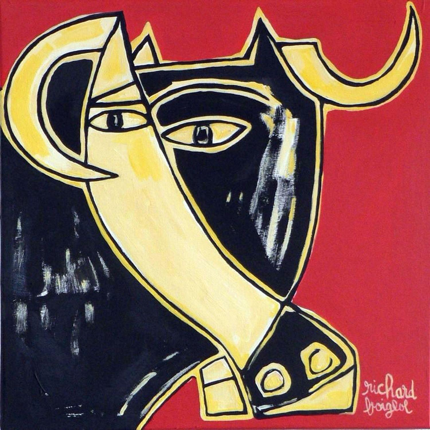 Acrylic on canvas

Richard Boigeol is a French artist born in 1959 who lives & works in Marseille, France. Since childhood, it is with papers for drawing that Richard Boigeol expresses himself best. He shapes his own world by feeding on what he sees