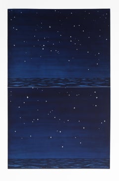 Richard Bosman, "Night Sky, " Aquatint Etching, 1990