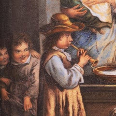 'In the Kitchen', 19th Century Flemish, Figural Interior Painting, Flanders