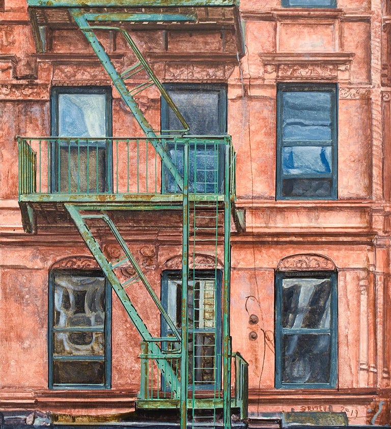 Oil Painting Of Brick Wall Wall Design Ideas