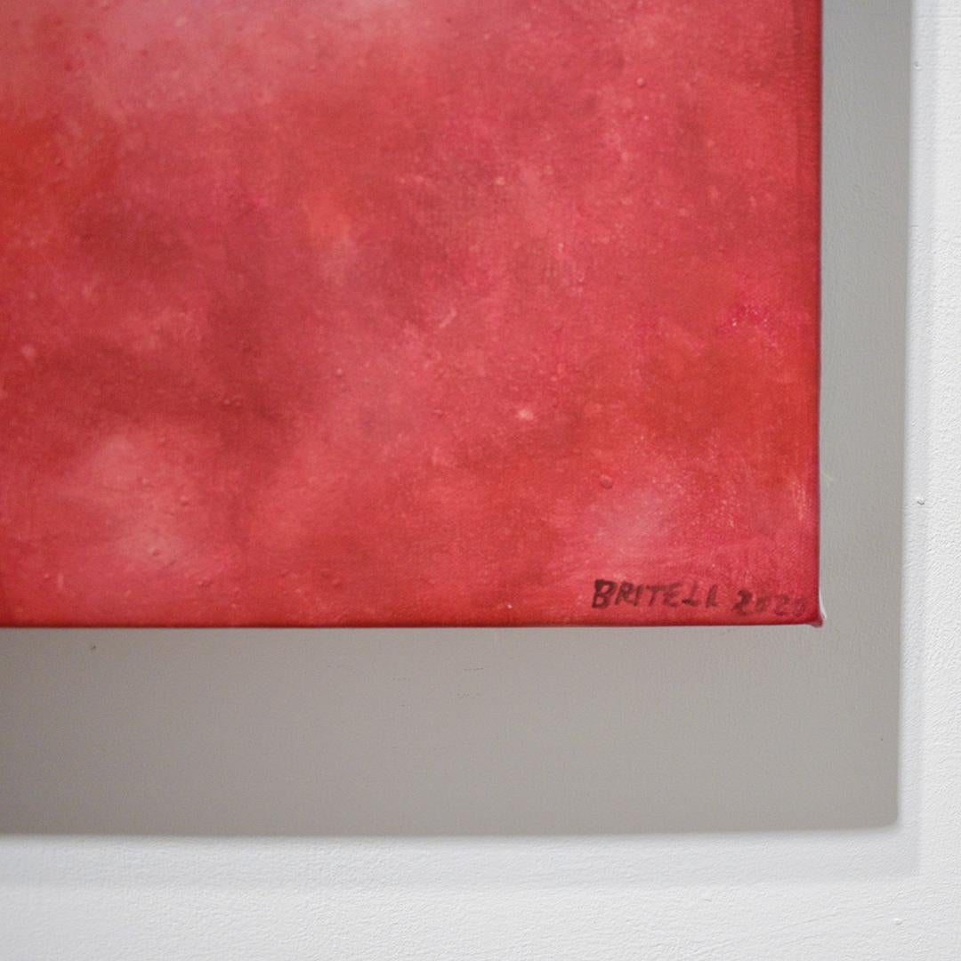 Fallow Field (Impressionistische abstrakte rote Landschaft, Ölgemälde auf Leinwand) (Zeitgenössisch), Painting, von Richard Britell