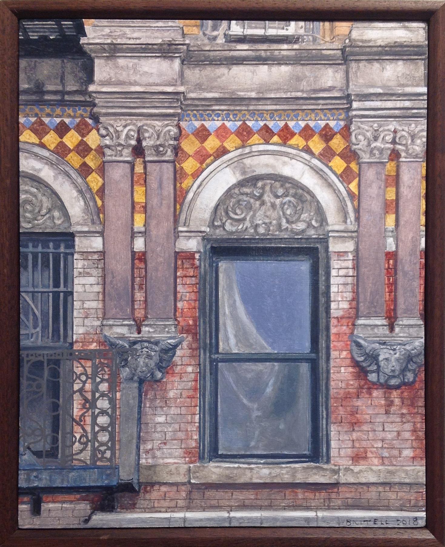 Madison Street, Left - Painting by Richard Britell