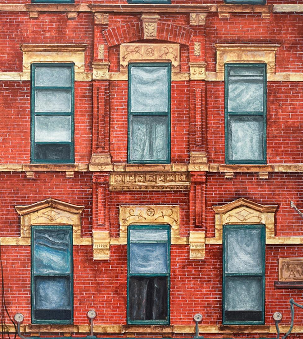 brick building painting