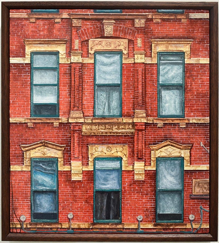 Oil Painting Of Brick Wall Wall Design Ideas