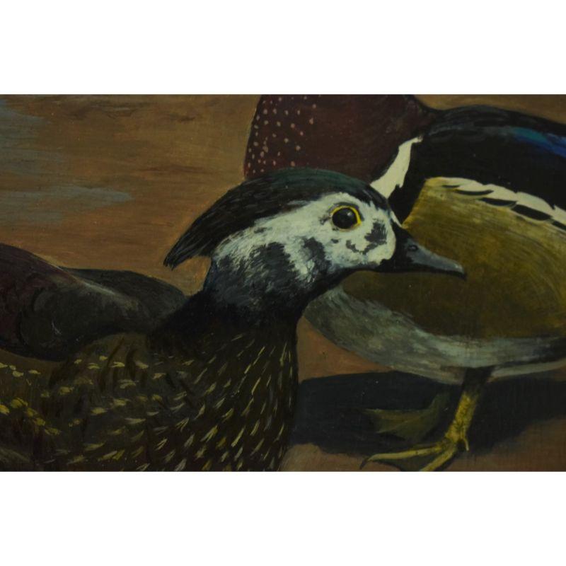 Richard Britton (b.1931-) Gamebirds Oil On Canvas Provenance: C.Z. Guest Estate For Sale 1