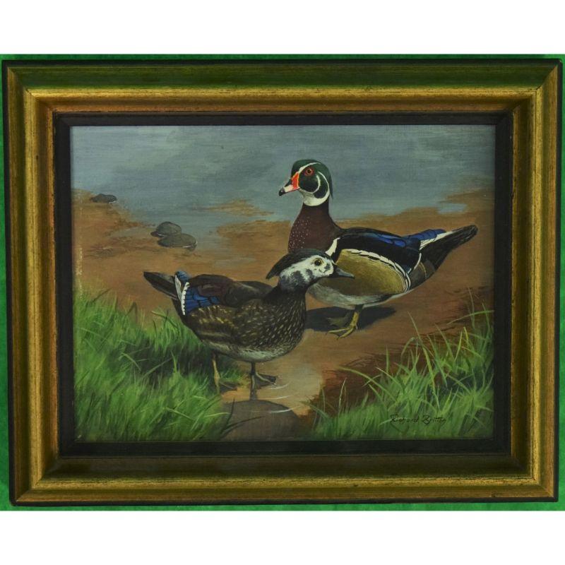 Richard Britton (b.1931-) Gamebirds Oil On Canvas Provenance: C.Z. Guest Estate For Sale 3