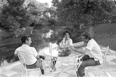 James Dean and Liz Taylor Relaxing During the Filming of GIANT