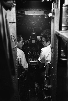 Vintage James Dean in Cockpit During Filming of Giant