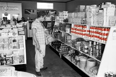 James Dean Shopping During the Shooting of Giant