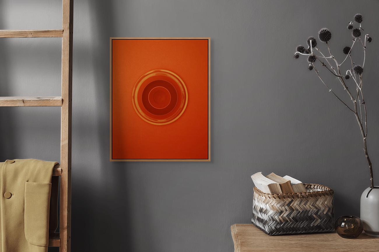 Combinación Naranja (Fotografía Abstracta) - Photograph de Richard Caldicott