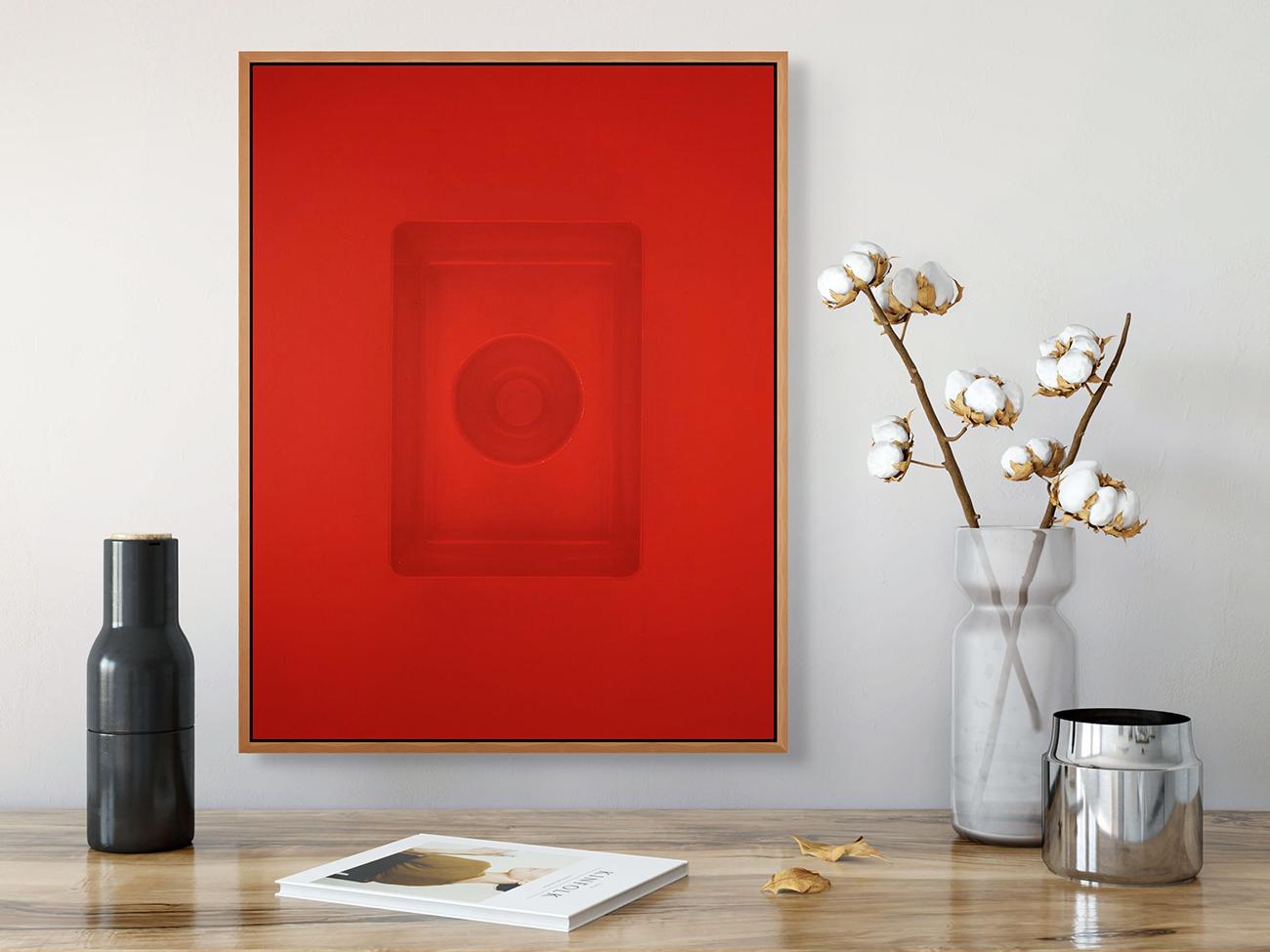 Red Box (Abstract Photography) For Sale 1