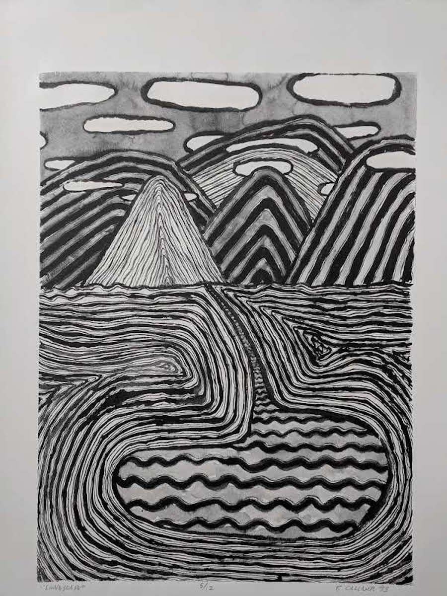 Work on Paper -- Landscape - Print by Richard Callner