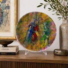 Richard Casey “Le Cirque” Enamel Charger After Marc Chagall, London, 1992