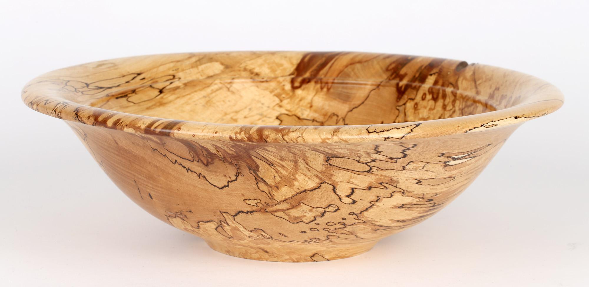 spalted wood bowl