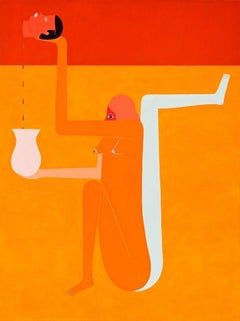 "Orange Painting" Unsigned Unnumbered Giclee Print Juxtapoz Collaboration