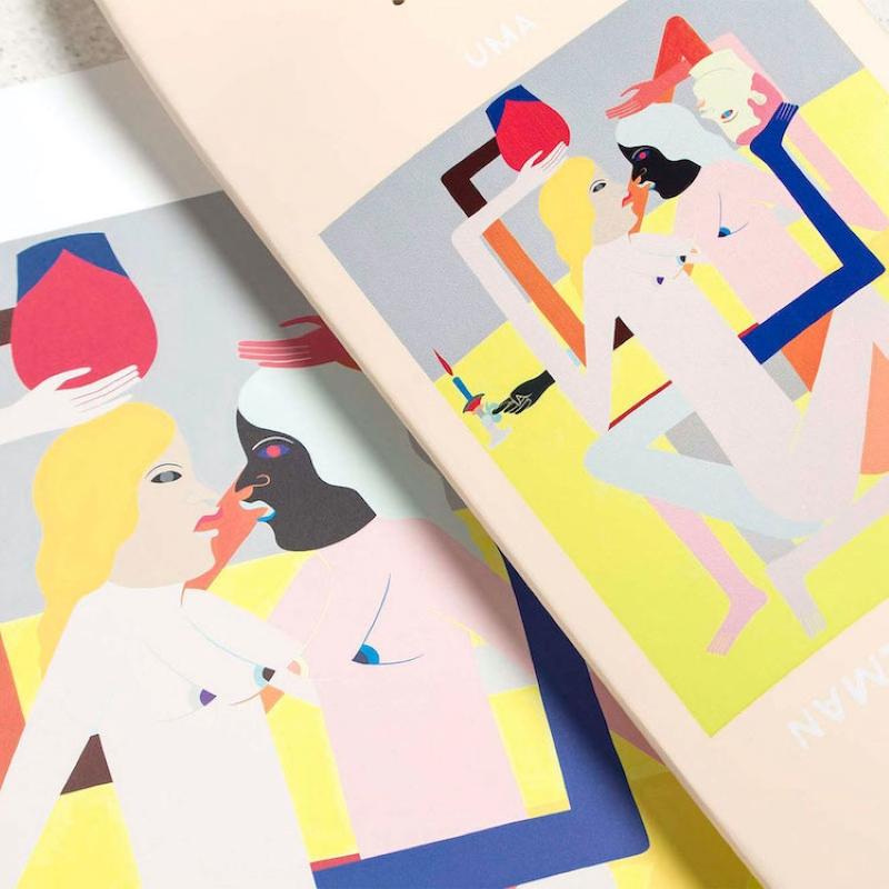Impression d'art « Two Heads and One Candle », signée et numérotée avec skatedeck en vente 1