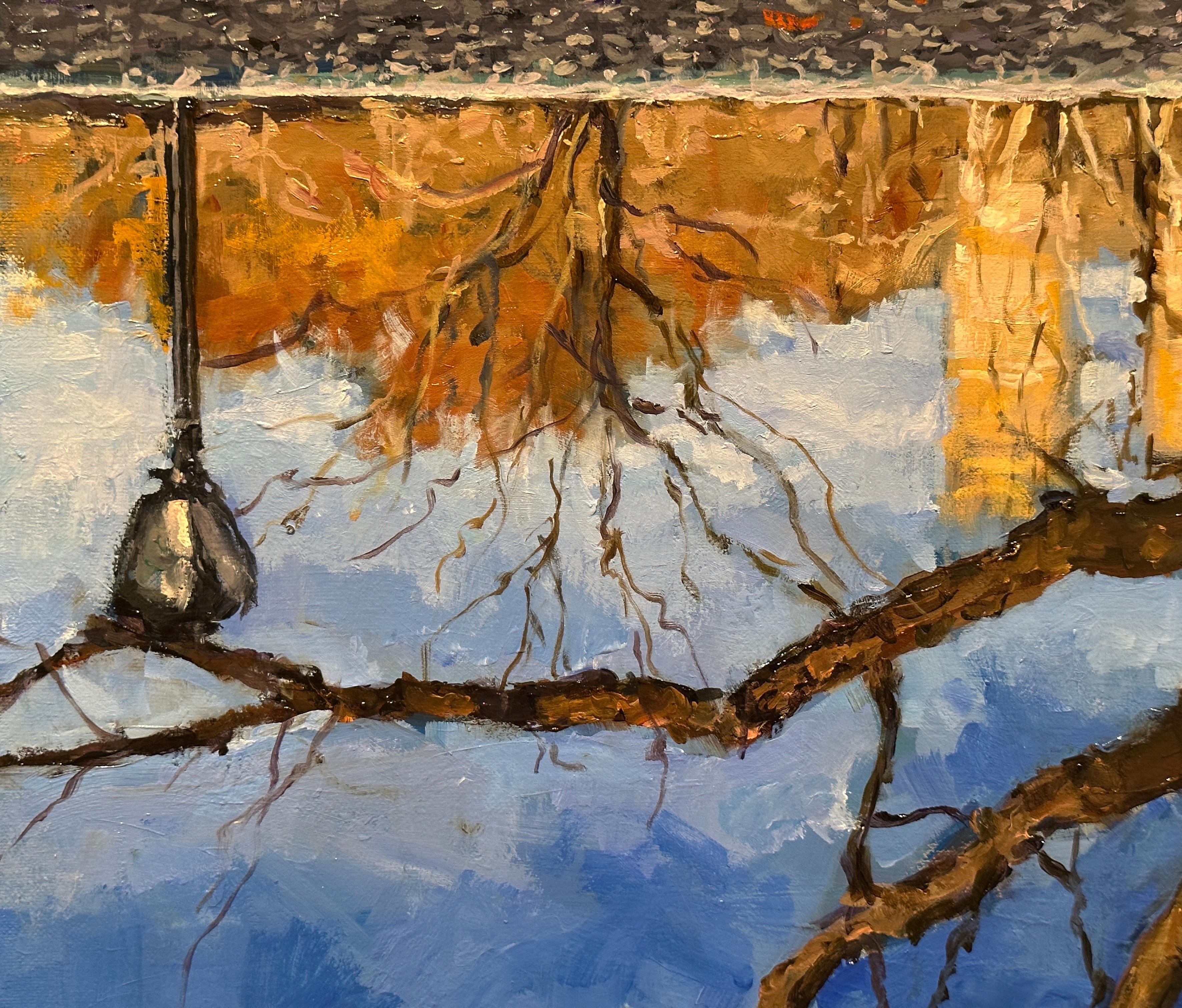 CENTRAL PARK REFLECTION - Contemporary Realism / New York City Landscape 2