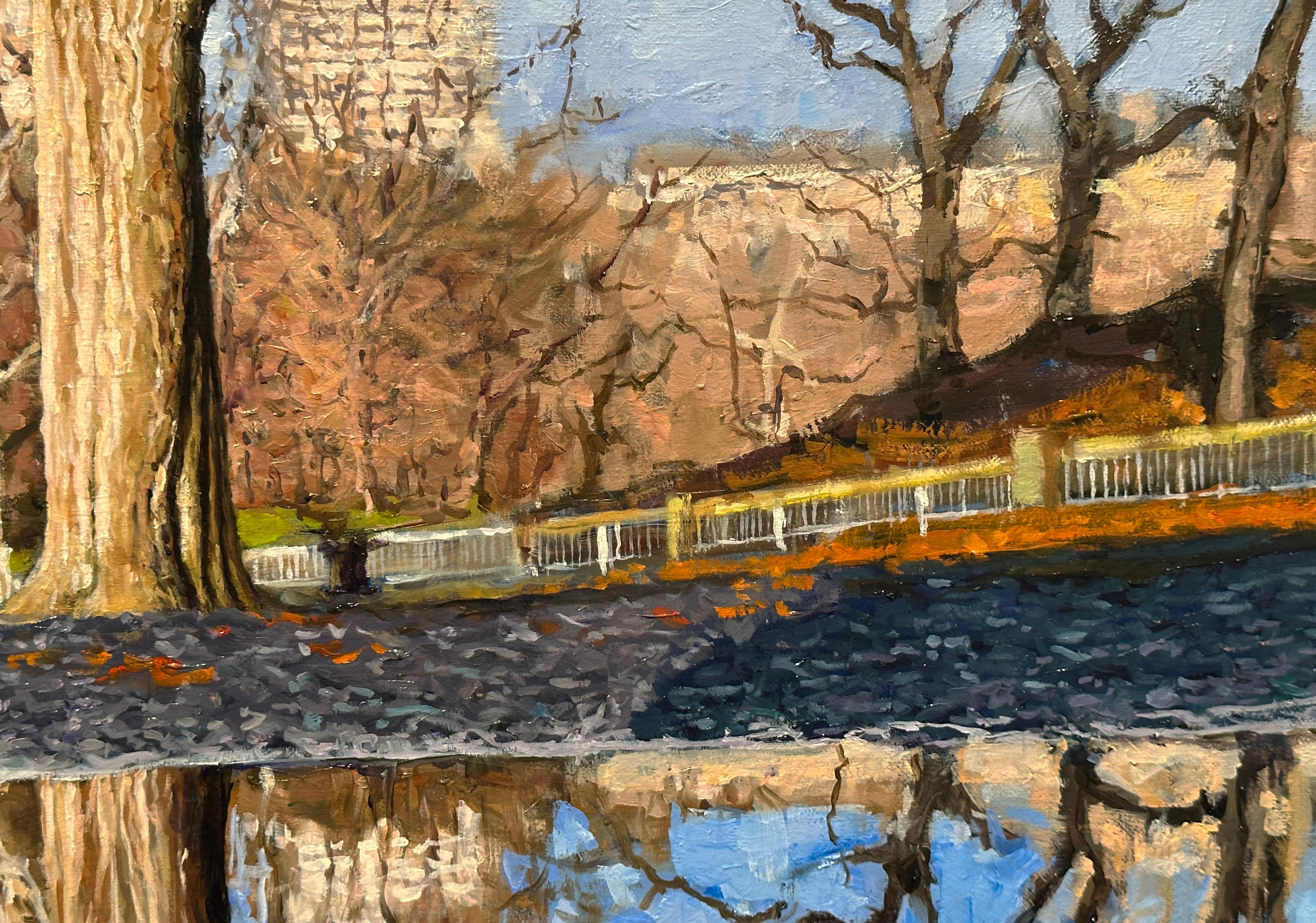 CENTRAL PARK REFLECTION - Contemporary Realism / New York City Landscape 3