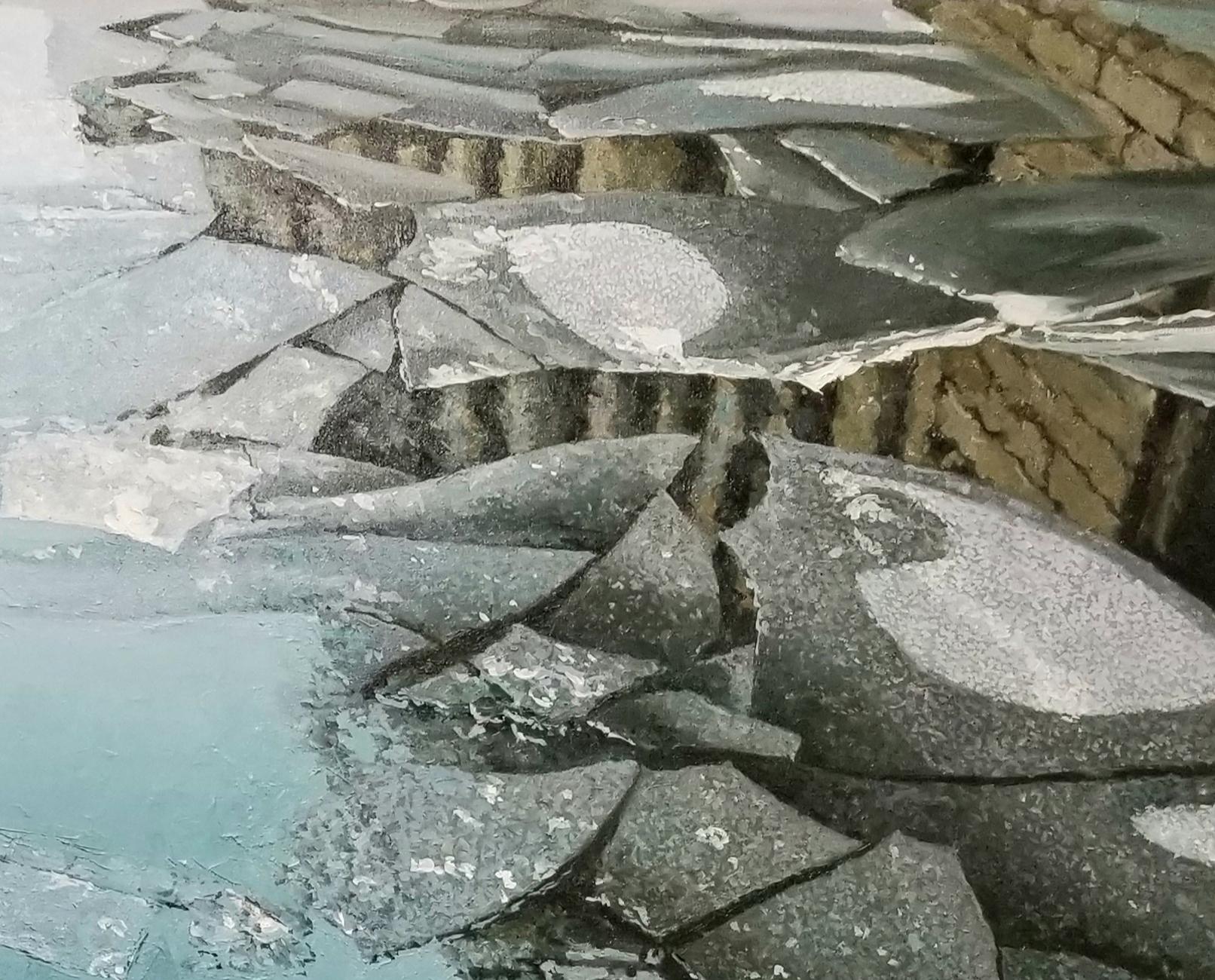 melting glacier paint color