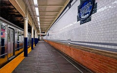 PASSING THROUGH - Contemporary Realism / City Street Painting / NYC Subway
