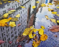 REFLECTION CENTRAL PARK SOUTH - Contemporary Realism / New York Citys / Autumn