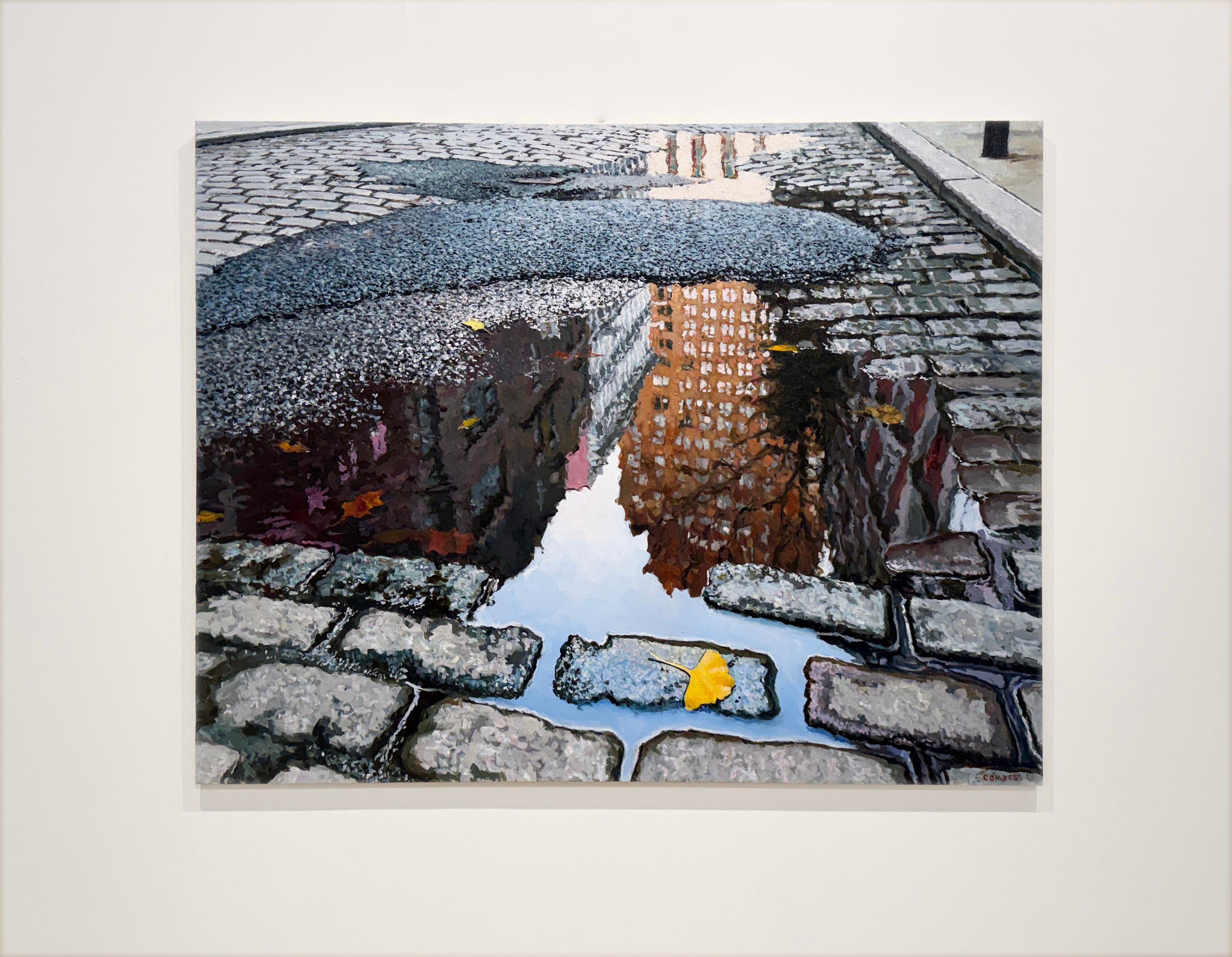 SOHO REFLECTION - Paisaje urbano / NYC / Realismo / Después de la lluvia / Paisaje - Painting de Richard Combes
