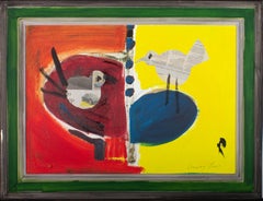 Richard Conway-Jones - Huile contemporaine, oiseaux stylisés