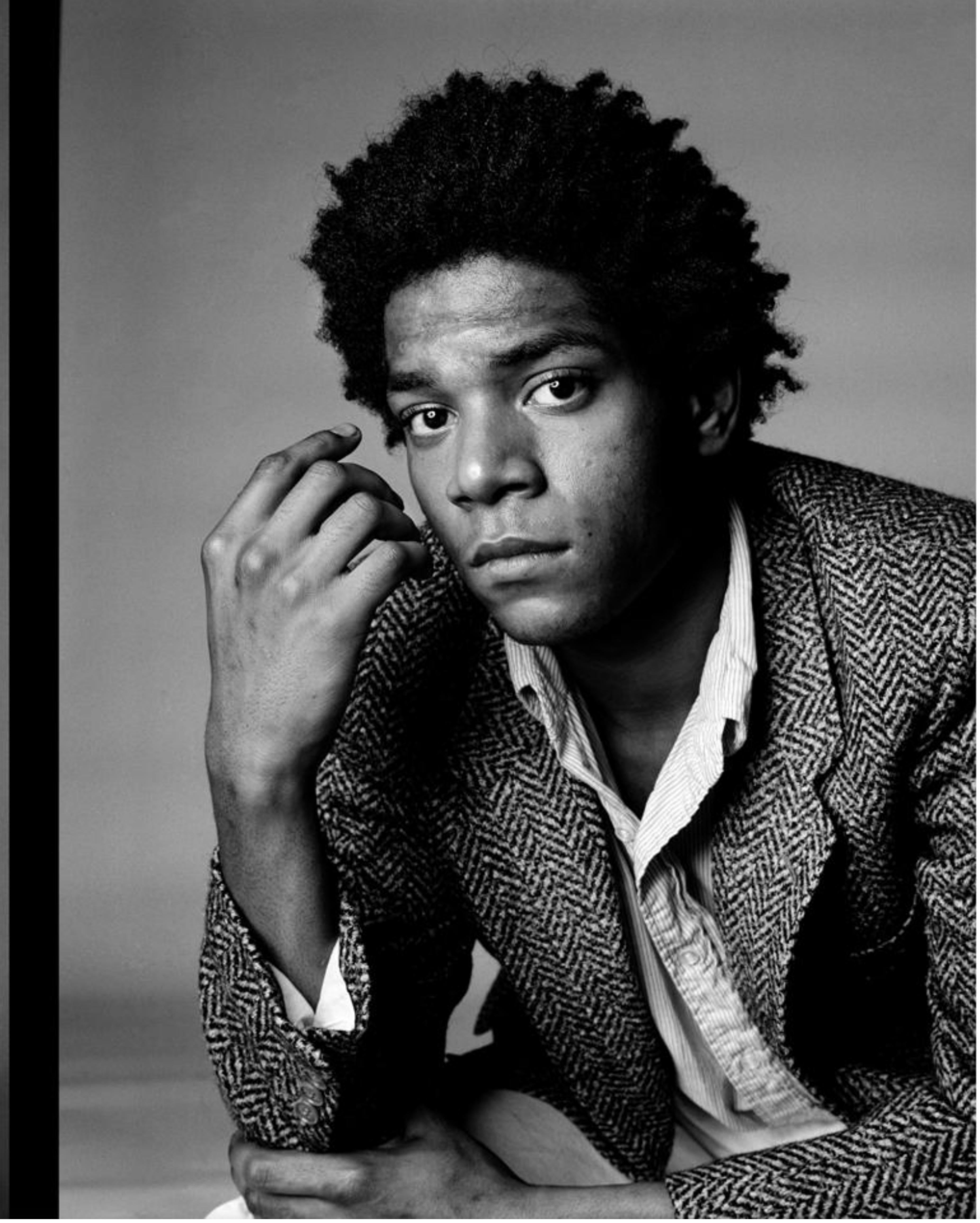 Richard Corman Portrait Photograph - Jean-Michel Basquiat VI: A Portrait, 1984