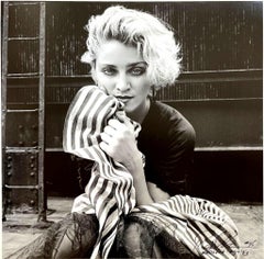 Richard Corman, Madonna, NYC '83, signé deux fois et numéroté 1/1, encadré