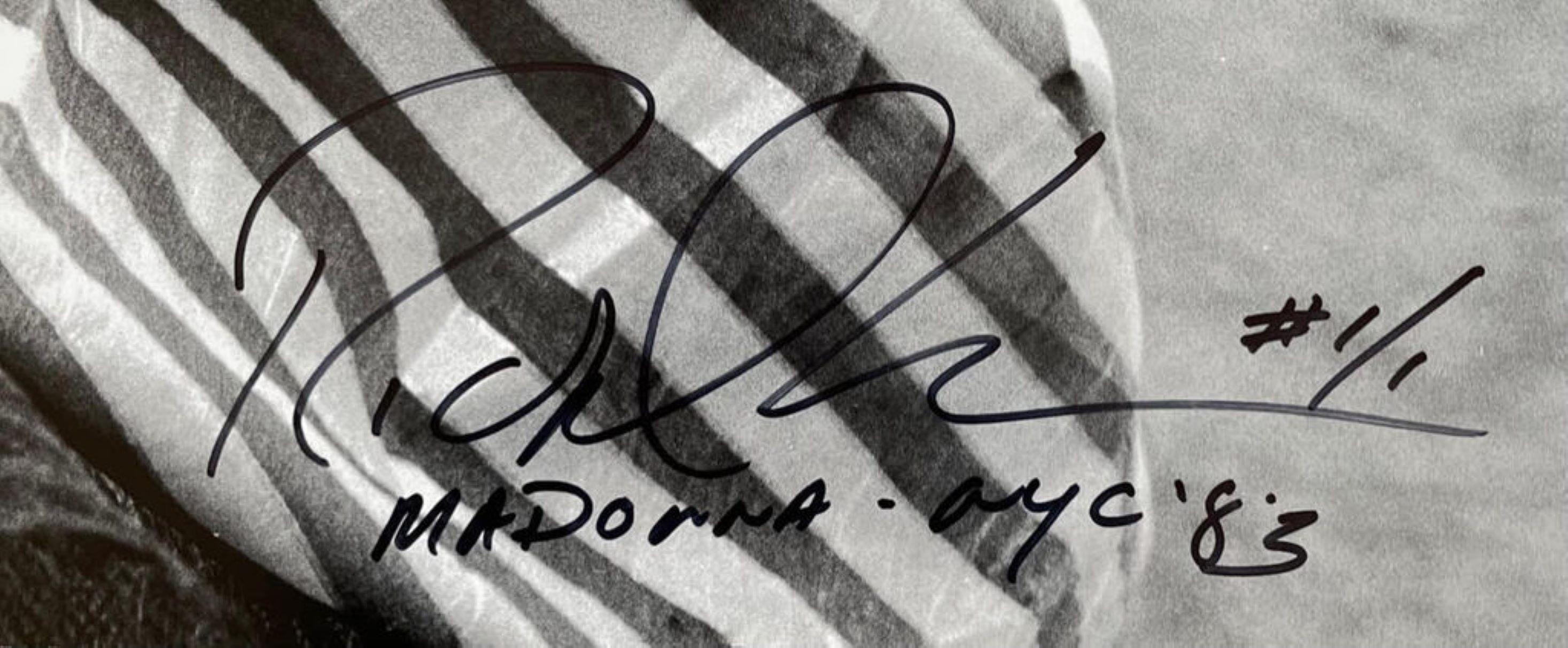 Richard Corman, Madonna- NYC '83, unico firmato due volte e numerato 1/1, incorniciato 8