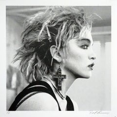 "Madonna, 1983 (Gray Scale)"