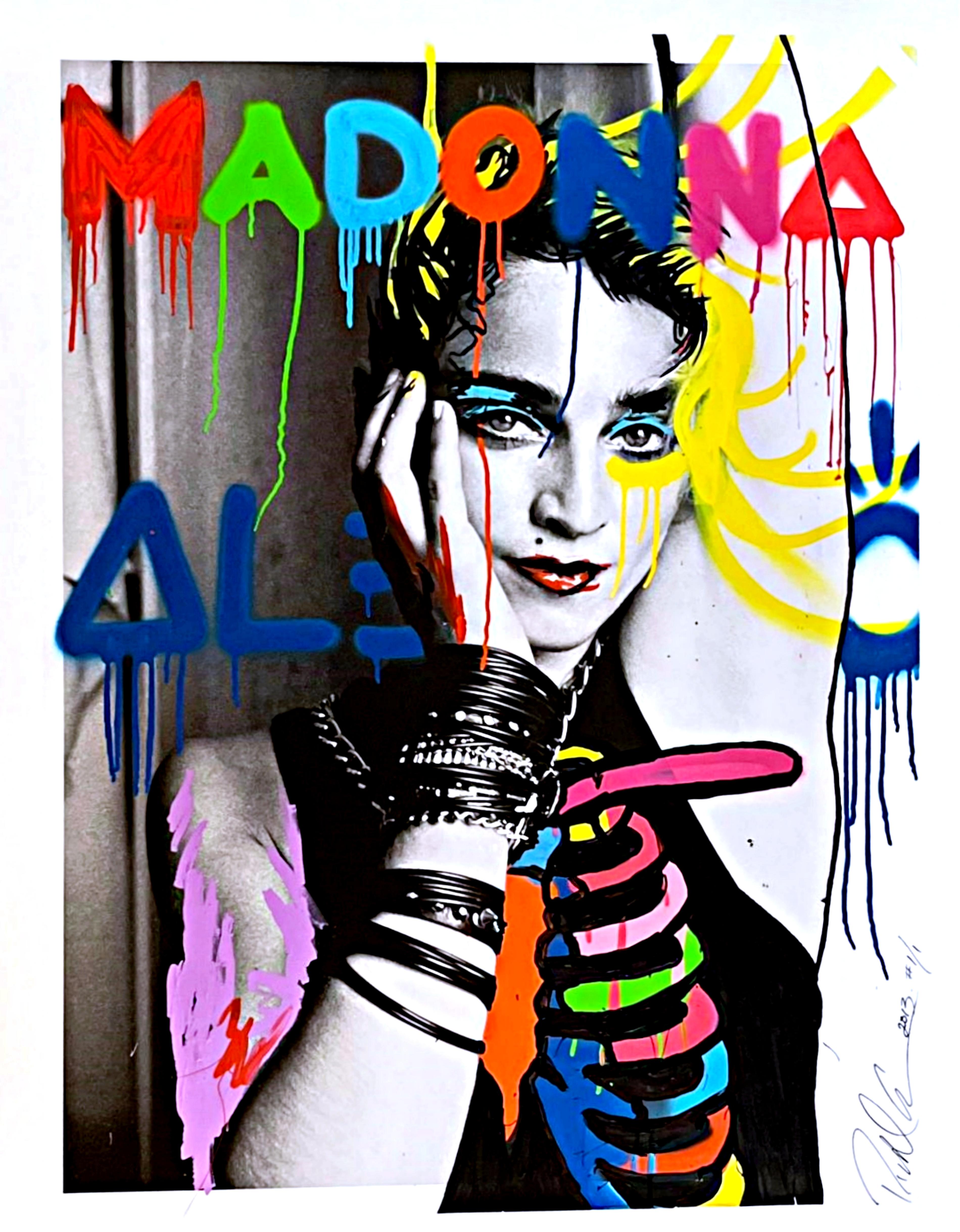 Richard Corman Portrait Print - Madonna