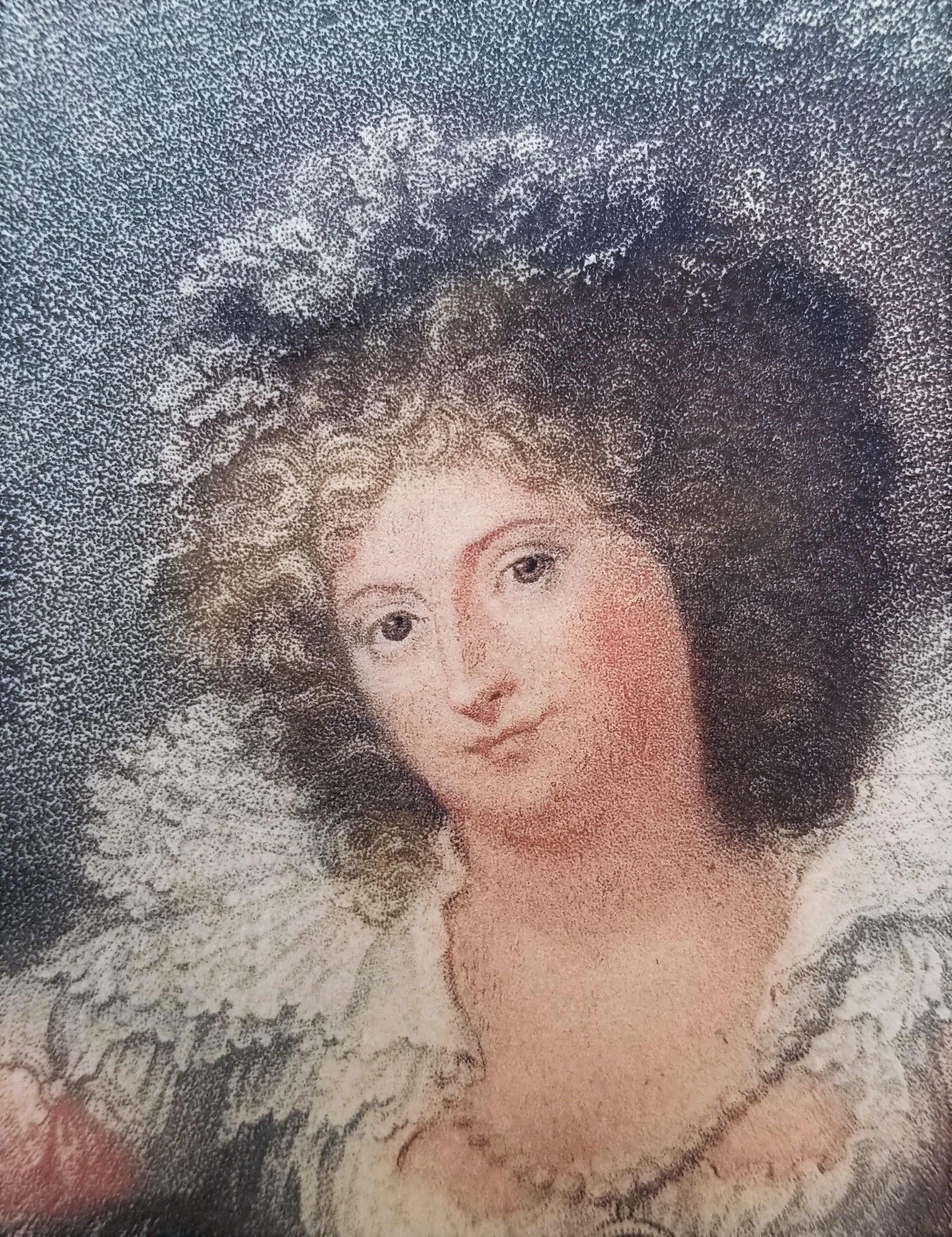 Mrs. Fitzherbert /// Richard Cosway Full Length Portrait Engraving Old Masters 8