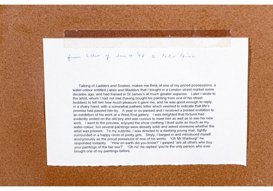 Richard D. Rush MCM Geometrisches Aquarell mit dem Titel Sees And Madders, Richard D. Rush im Angebot 6