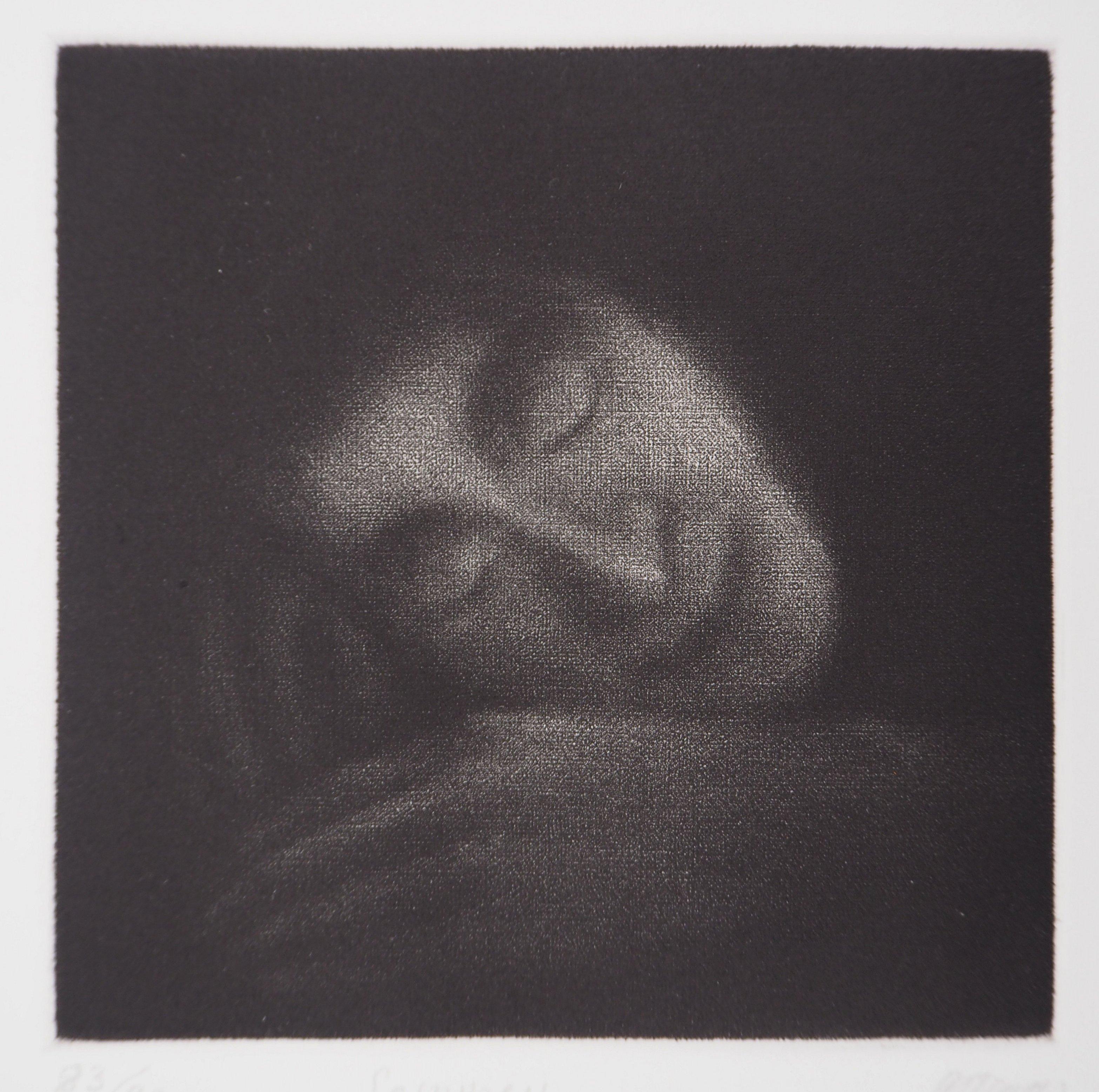 Asleep - Original Handsigned Etching - Limited 90 copies - Print by Richard Davies