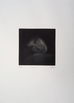 Vintage Asleep - Original Handsigned Etching - Limited 90 copies