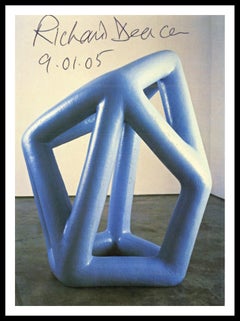 Kind of Blue (Hand signed and dated card depicting his sculpture)