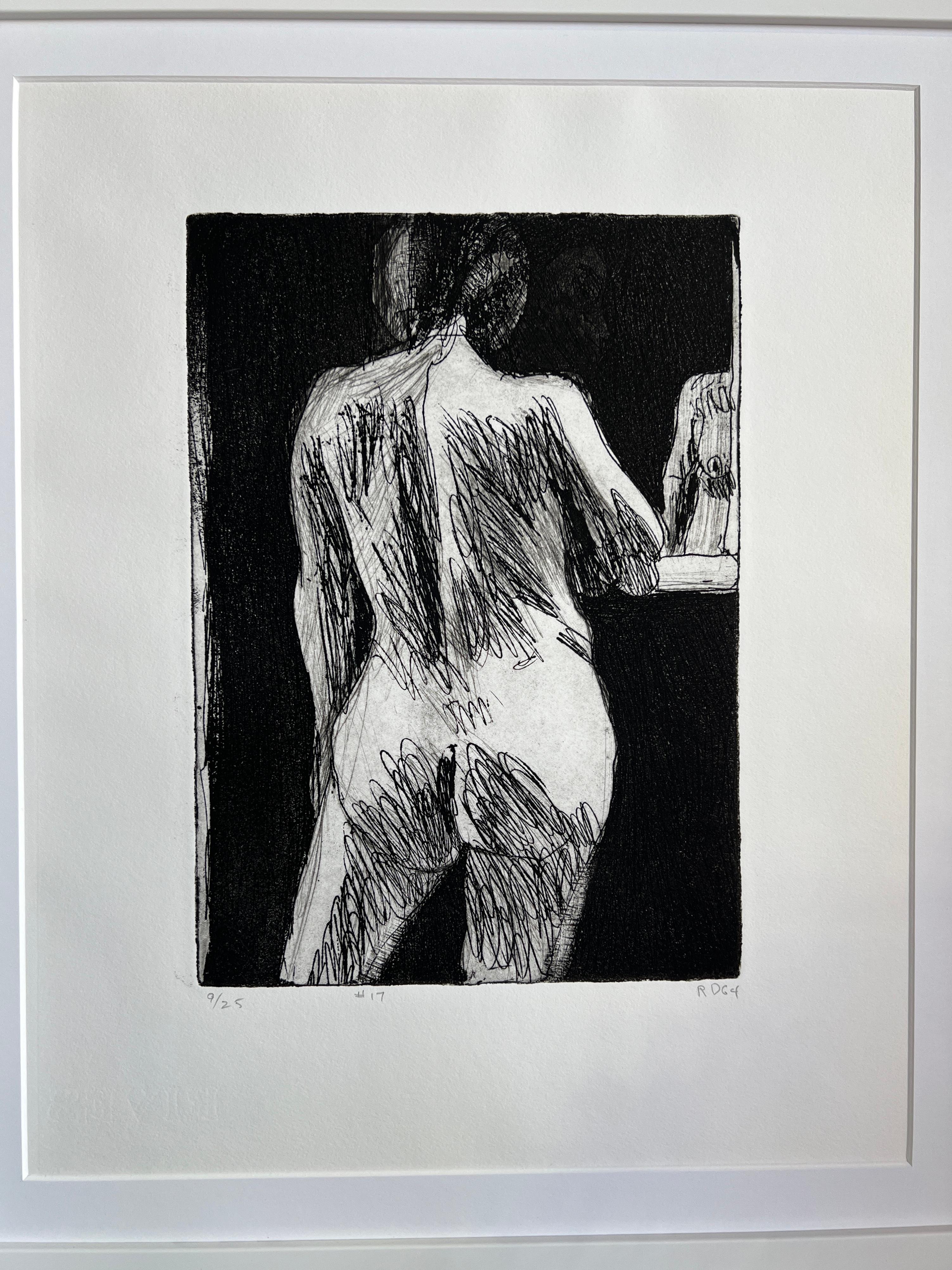 Richard Diebenkorn #17 from 41 Etchings Drypoints Crown Point Press In Excellent Condition In San Francisco, CA