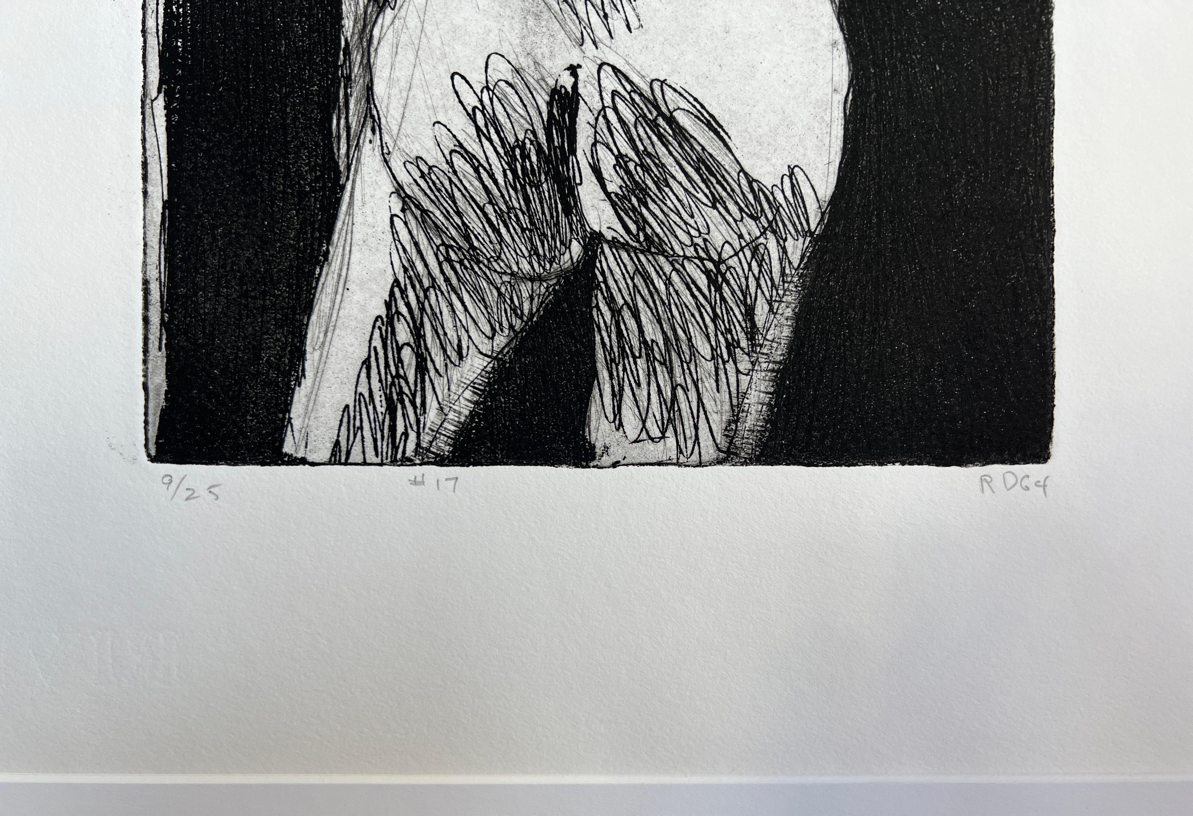 Paper Richard Diebenkorn #17 from 41 Etchings Drypoints Crown Point Press For Sale