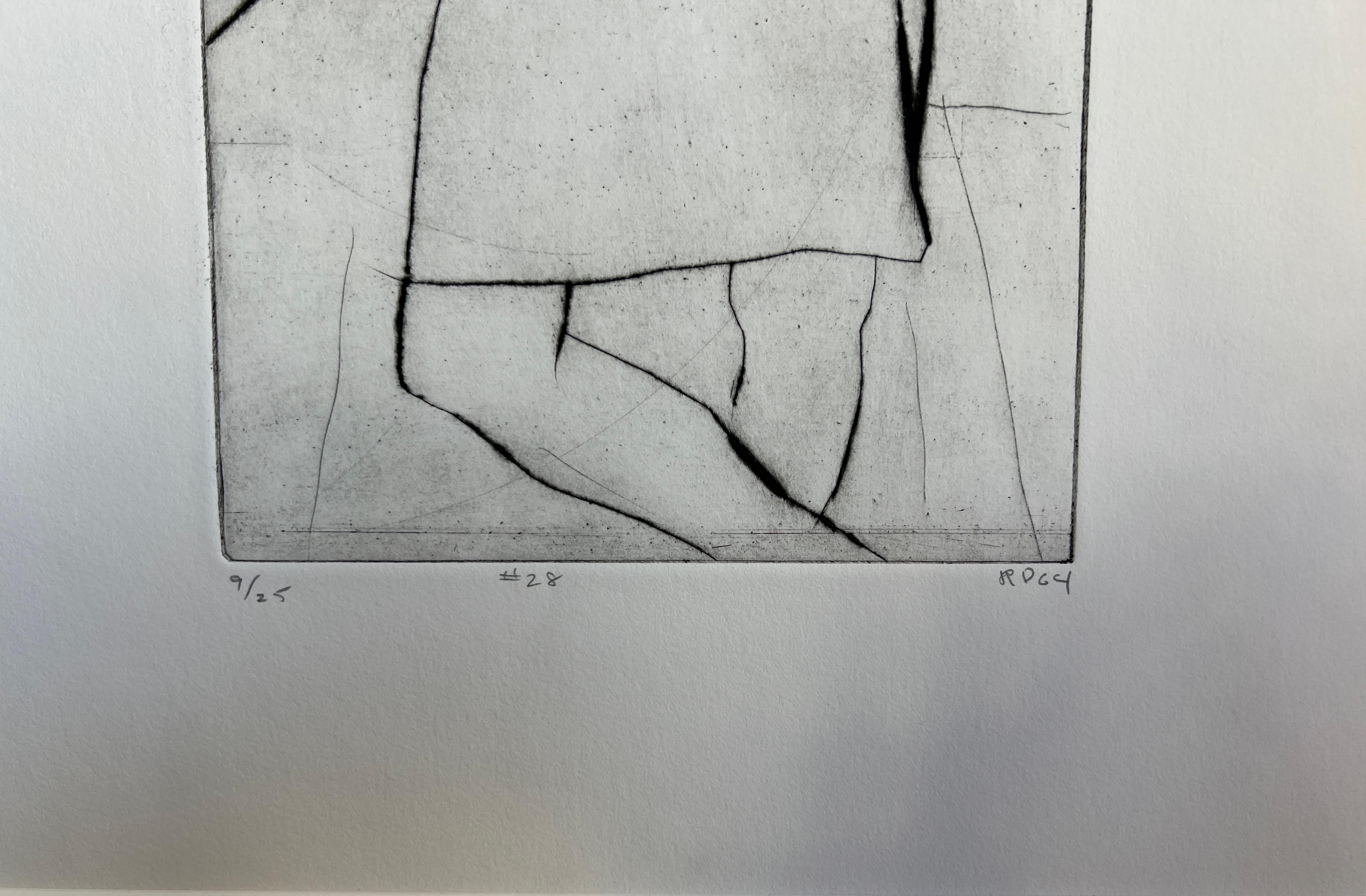 Richard Diebenkorn #28 from 41 Etchings Drypoints Crown Point Press For Sale 3
