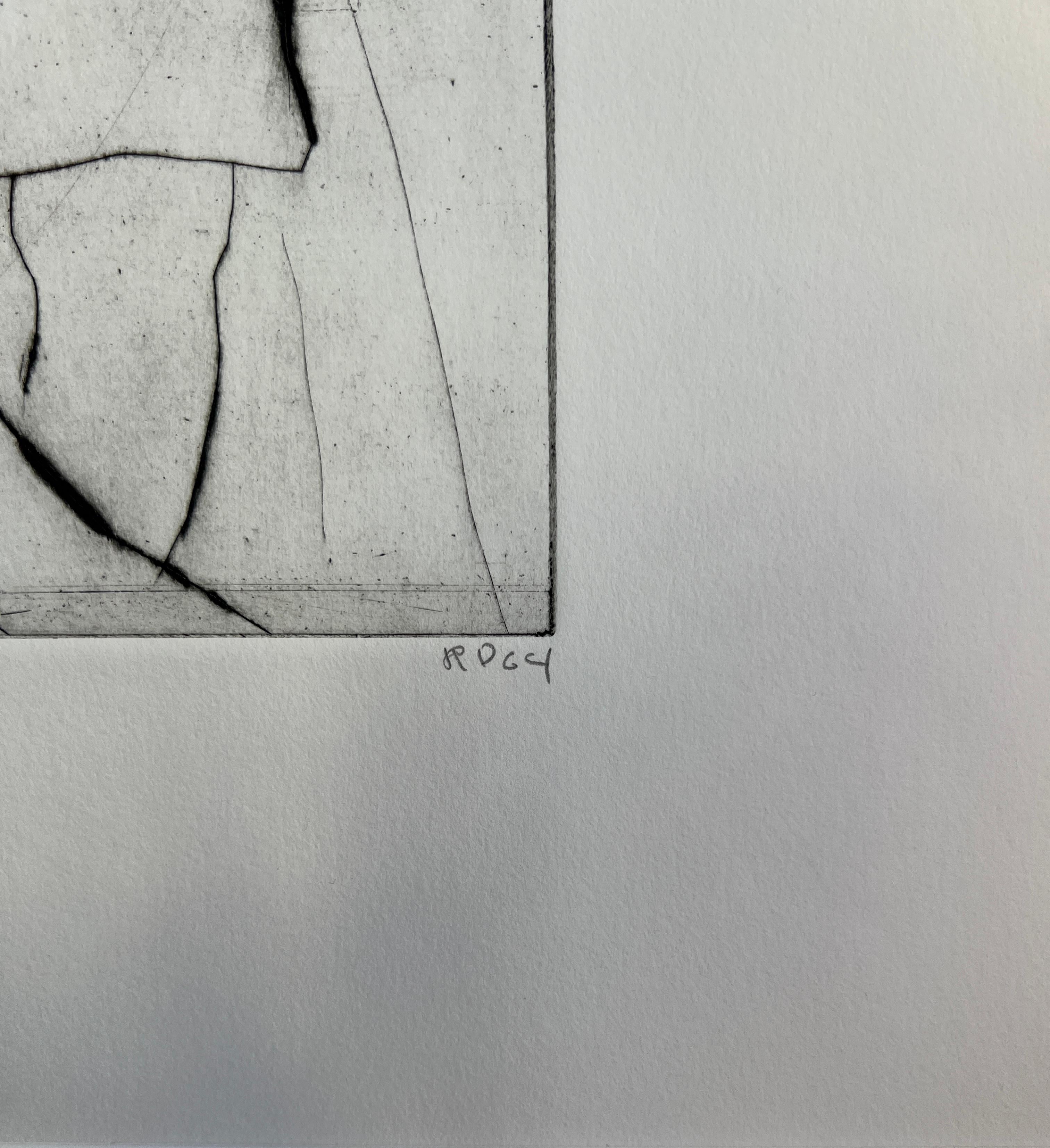 Richard Diebenkorn #28 from 41 Etchings Drypoints Crown Point Press For Sale 4