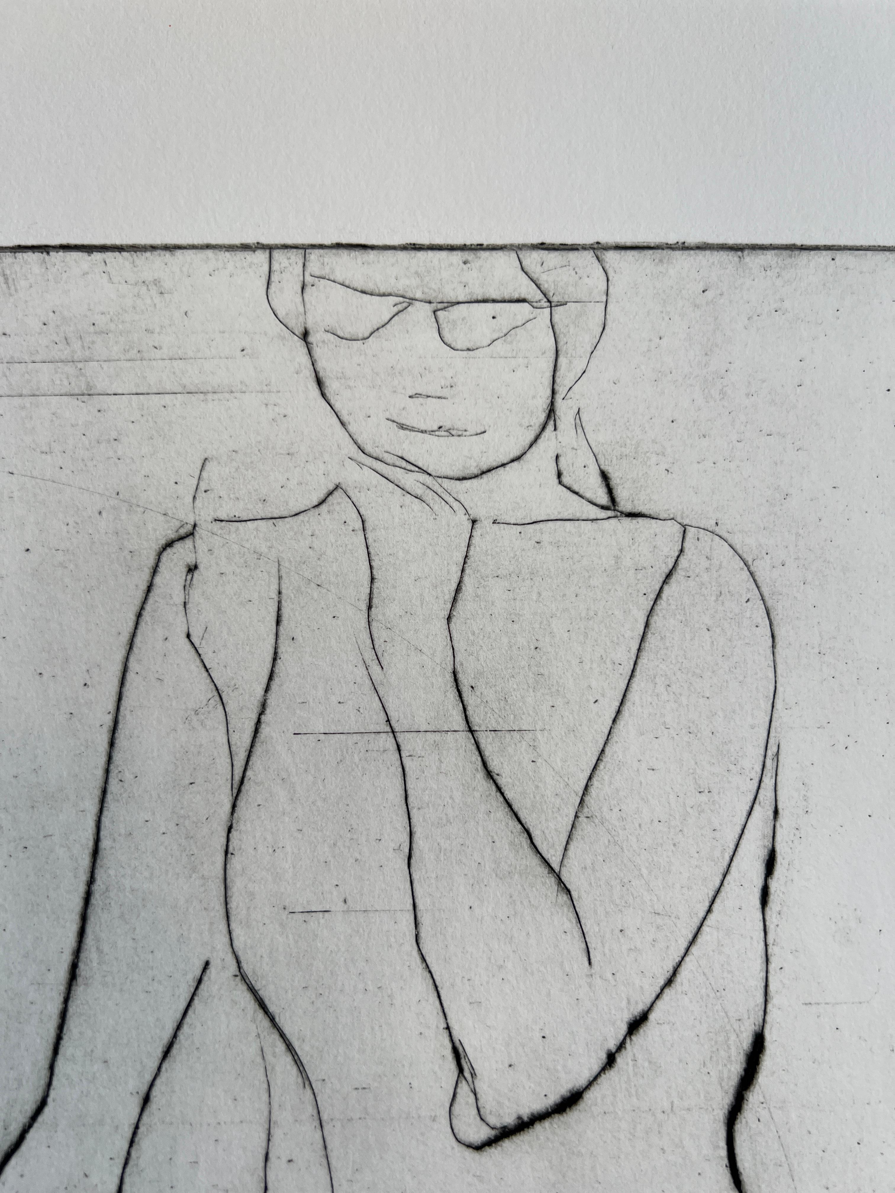 Richard Diebenkorn #28 from 41 Etchings Drypoints Crown Point Press For Sale 6