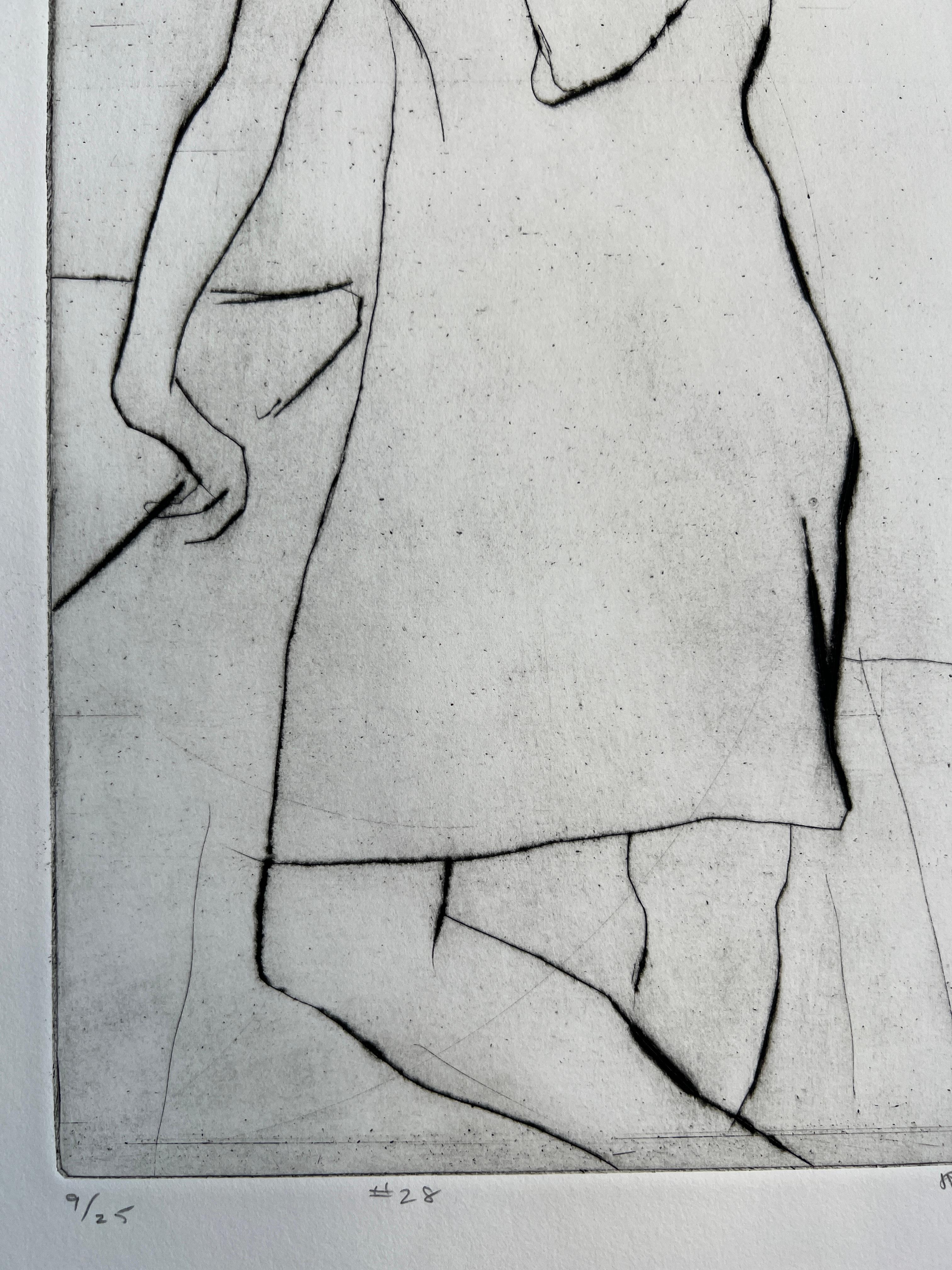 Richard Diebenkorn #28 from 41 Etchings Drypoints Crown Point Press For Sale 7