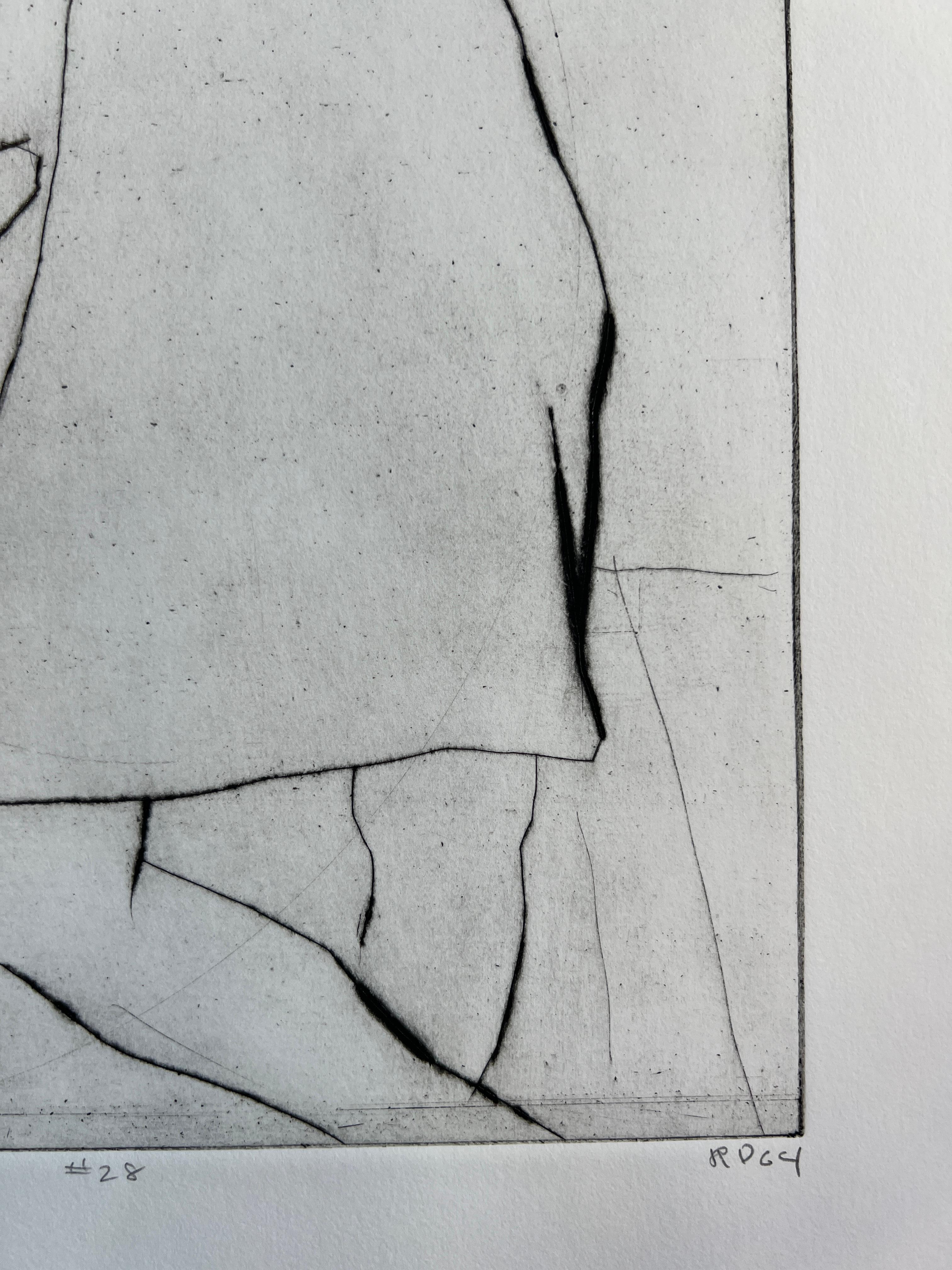 Richard Diebenkorn #28 from 41 Etchings Drypoints Crown Point Press For Sale 8