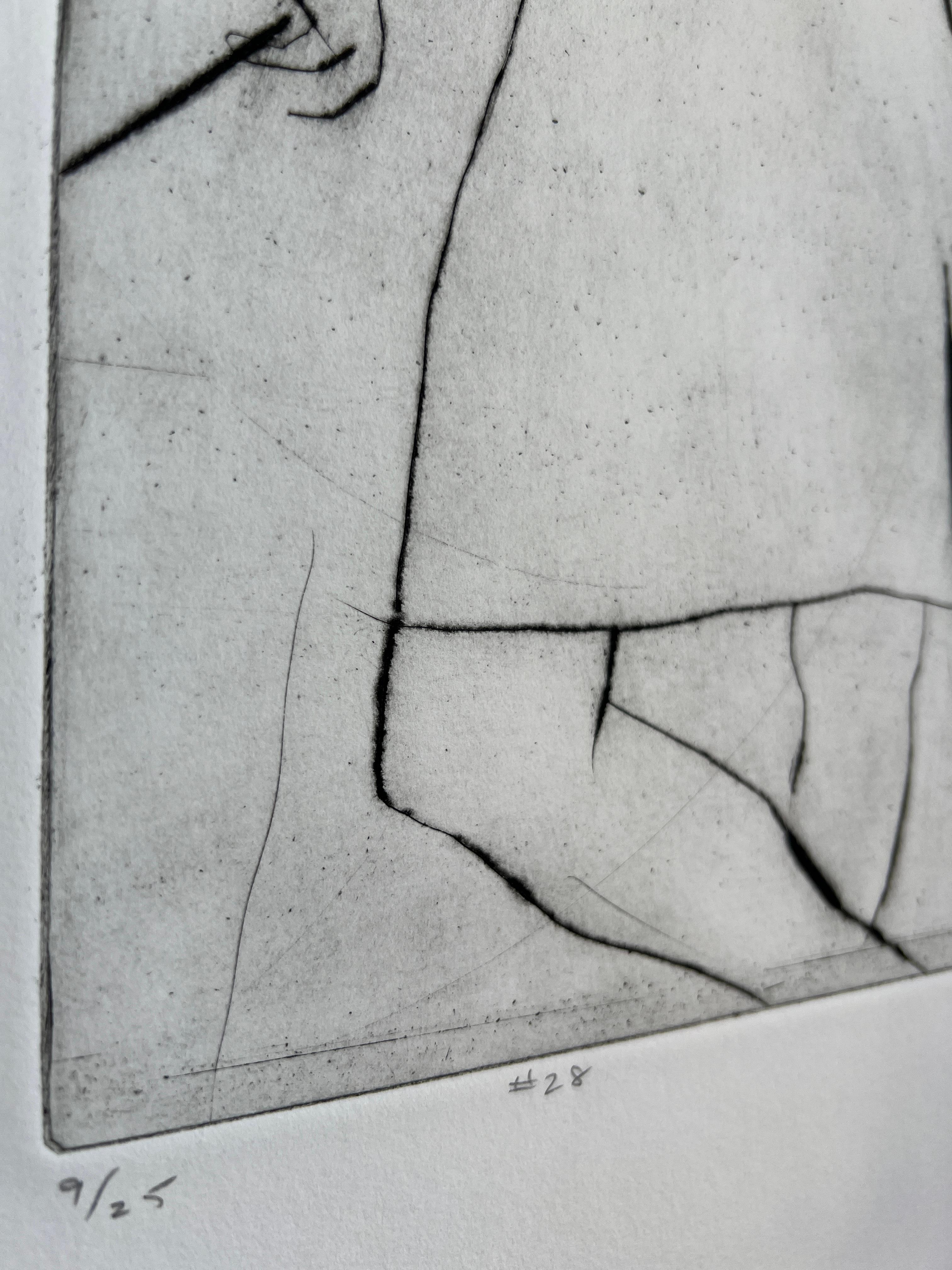 Richard Diebenkorn #28 from 41 Etchings Drypoints Crown Point Press For Sale 10